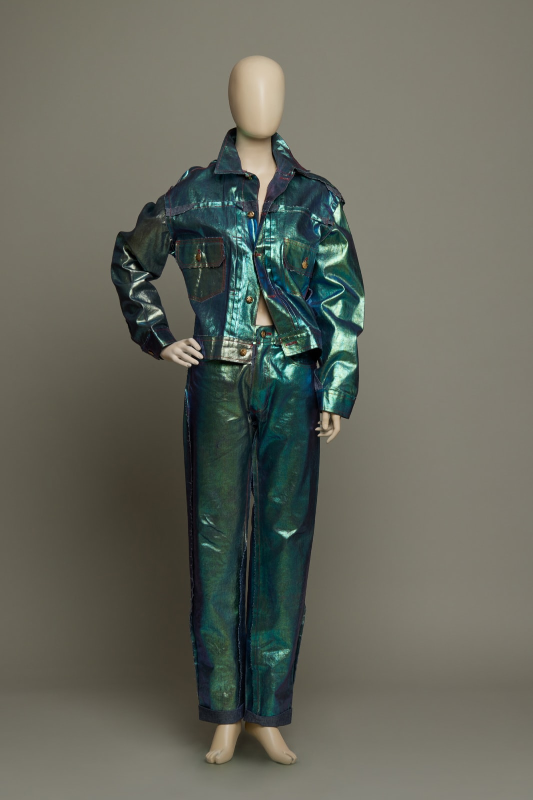 Vivienne Westwood, 3-pc denim suit, Spring 1993