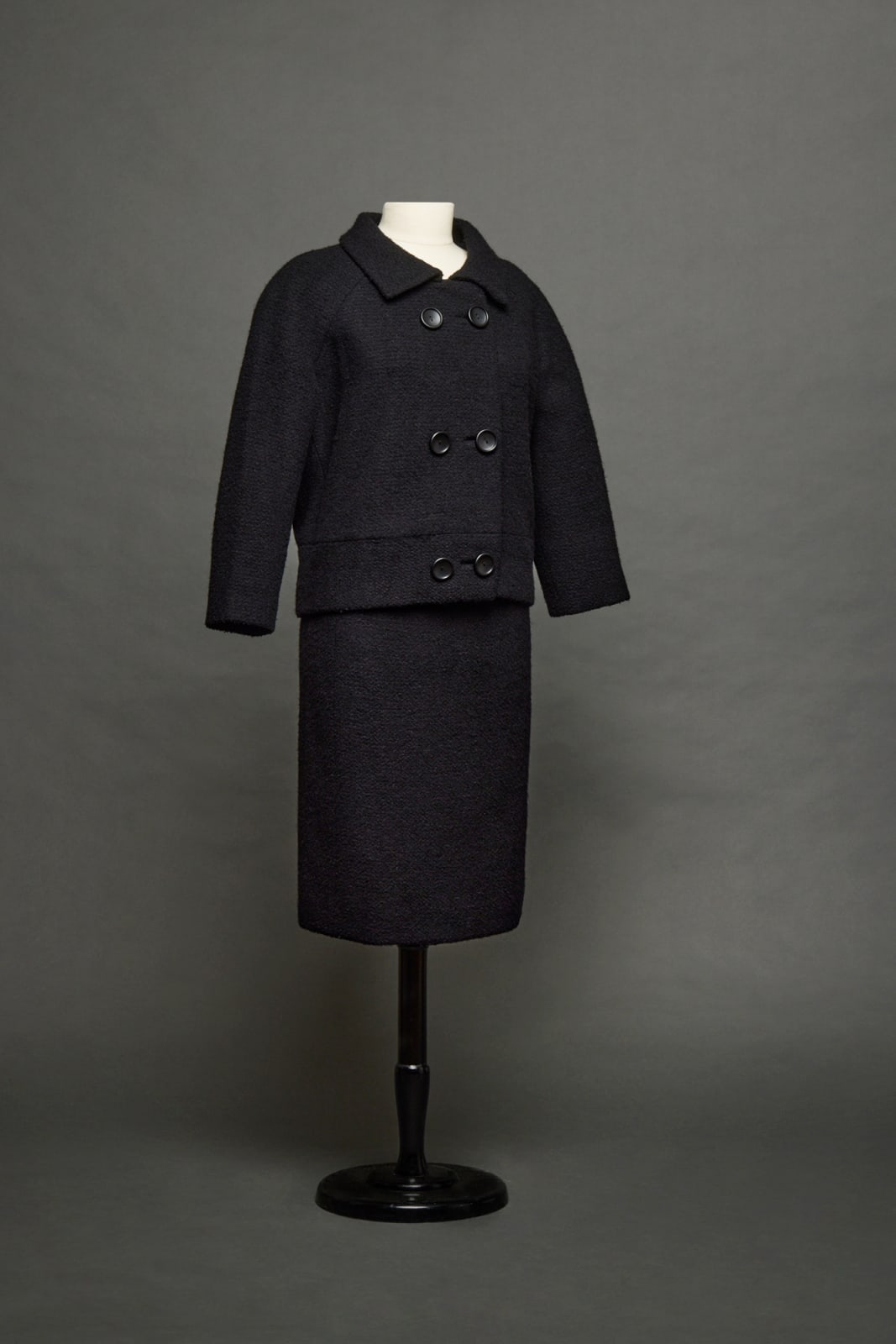 Yves Saint Laurent, Wool boucle suit, ca. 1964–65