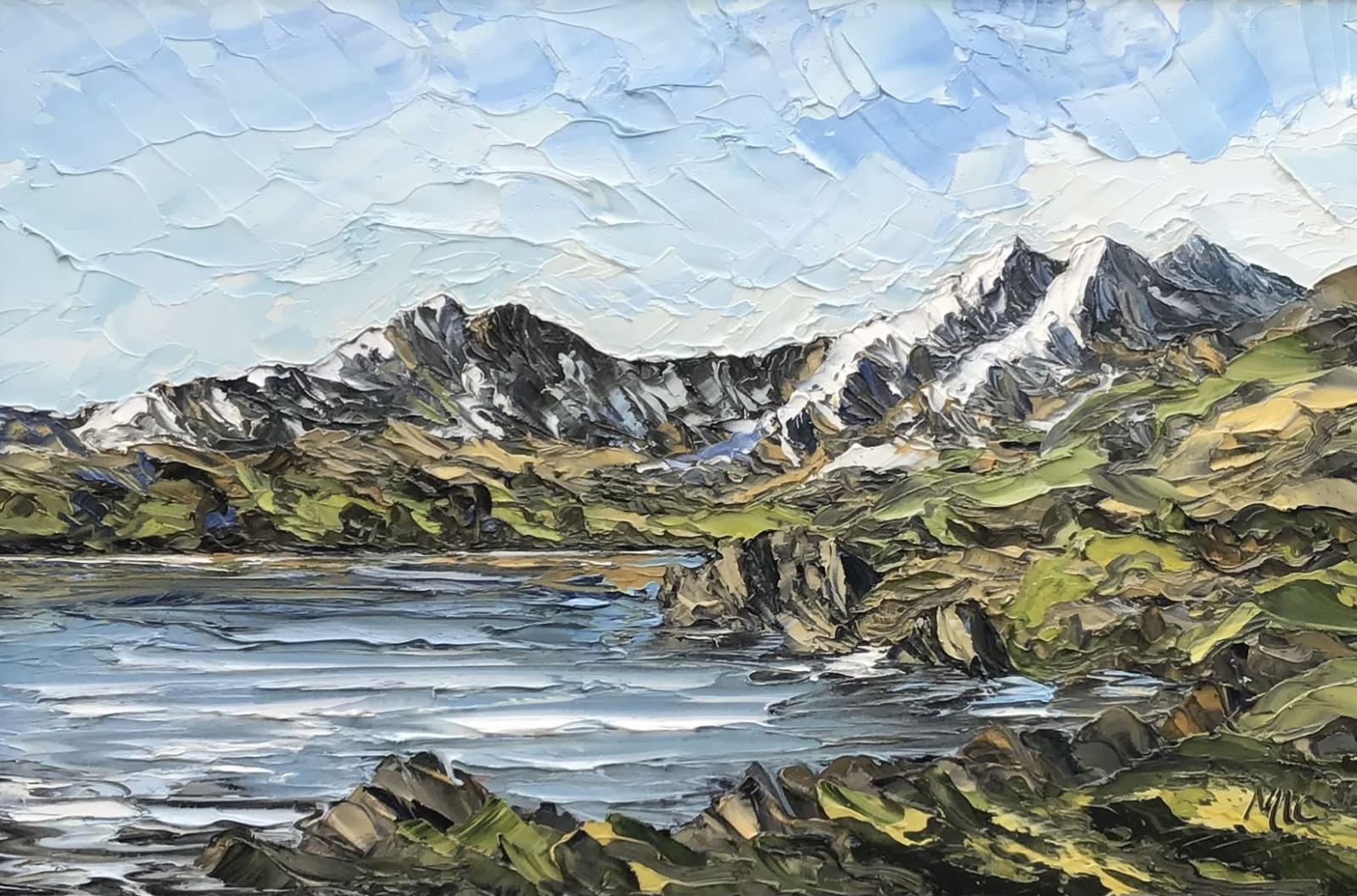 Martin Llewellyn, Towards Snowdon from Capel Curig