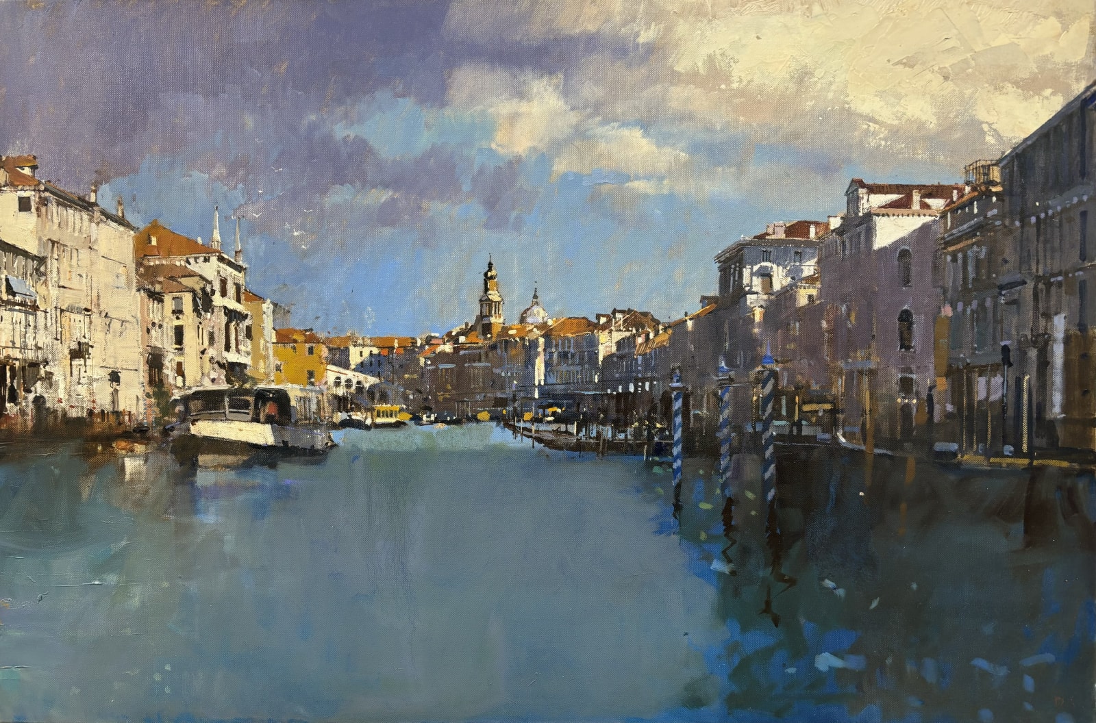 David Sawyer, Approaching Storm, The Grand Canal, Venice
