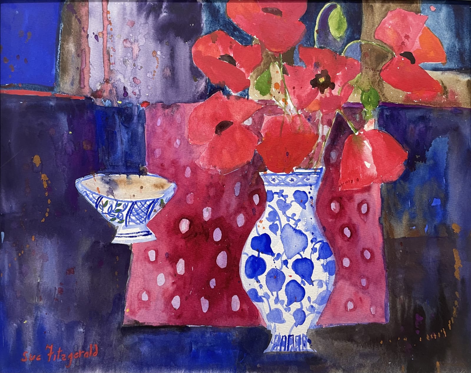 Sue Fitzgerald, Red & Blue
