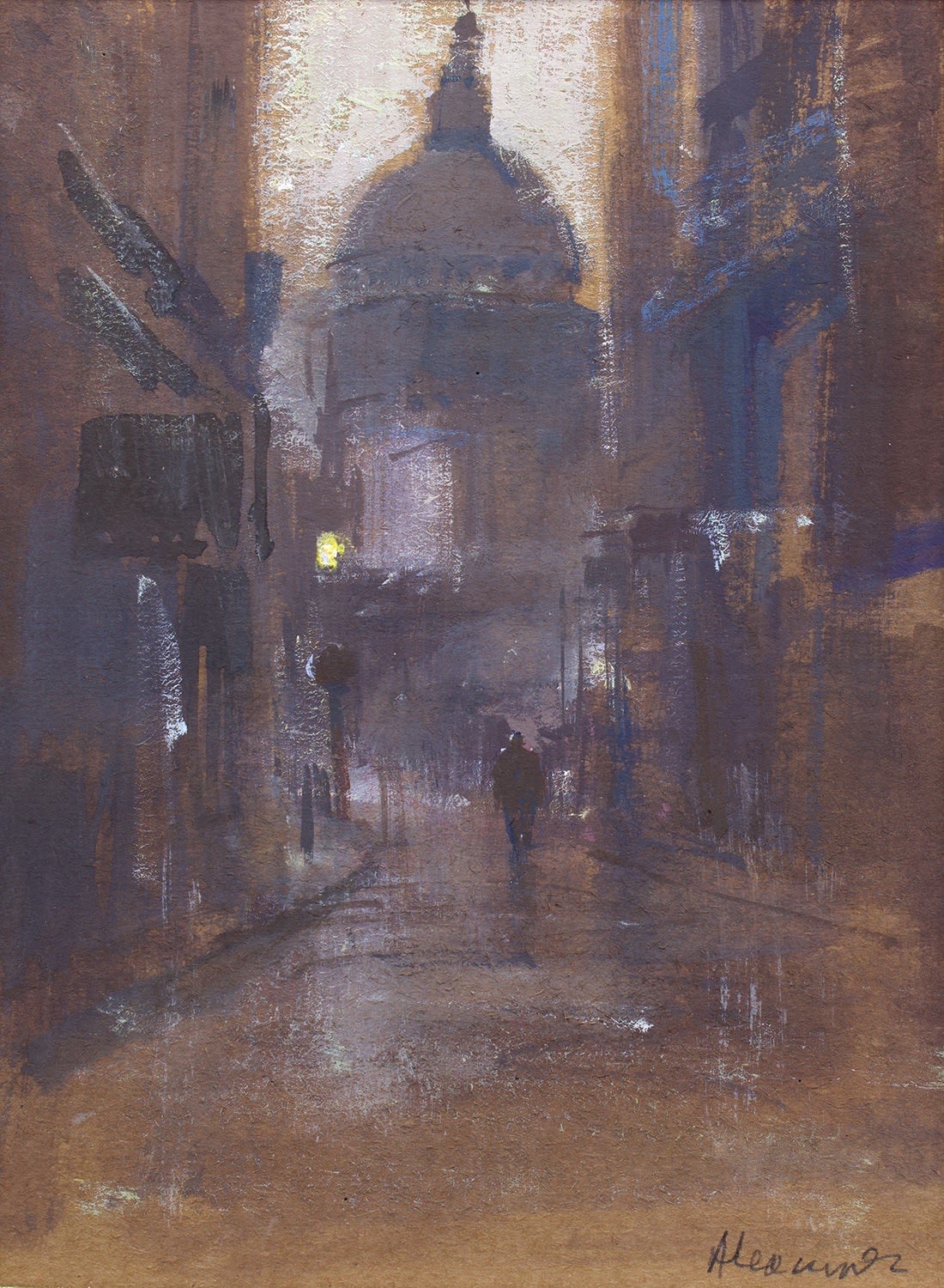 Matthew Alexander, St. Pauls Cathedral at dusk