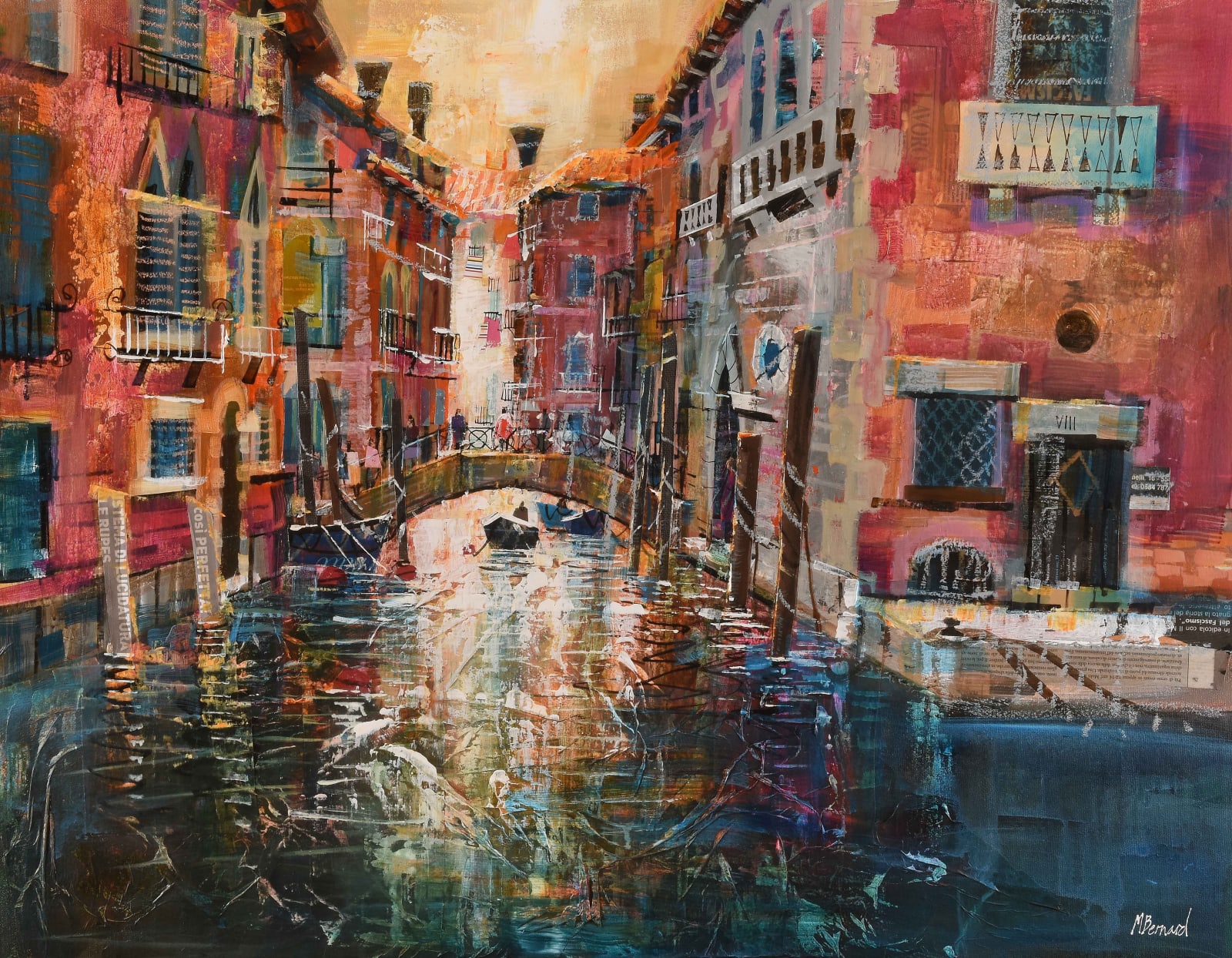 Mike Bernard, Canal Reflections, Venice