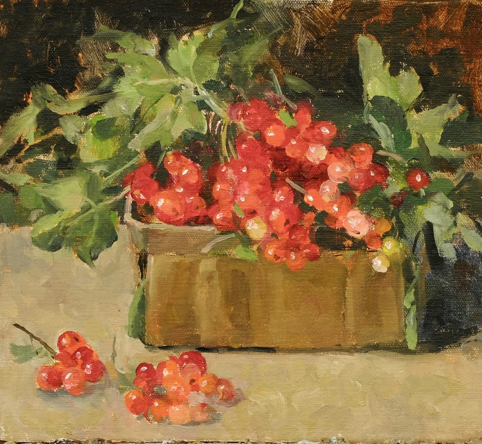 Pamela Kay, Redcurrants in a Punnet