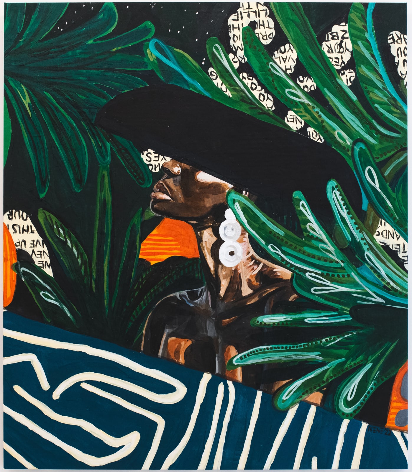 Nene Mahlangu, A leasurely walk in my Garden of Eden, 2022