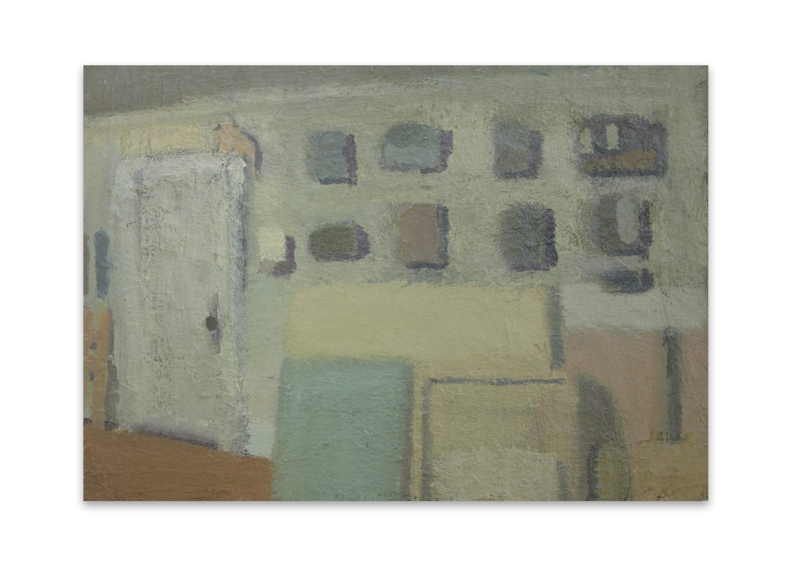 Laura Vahlberg, Studio Wall, 2024 (From her solo presentation Trees Dream, July 2024).