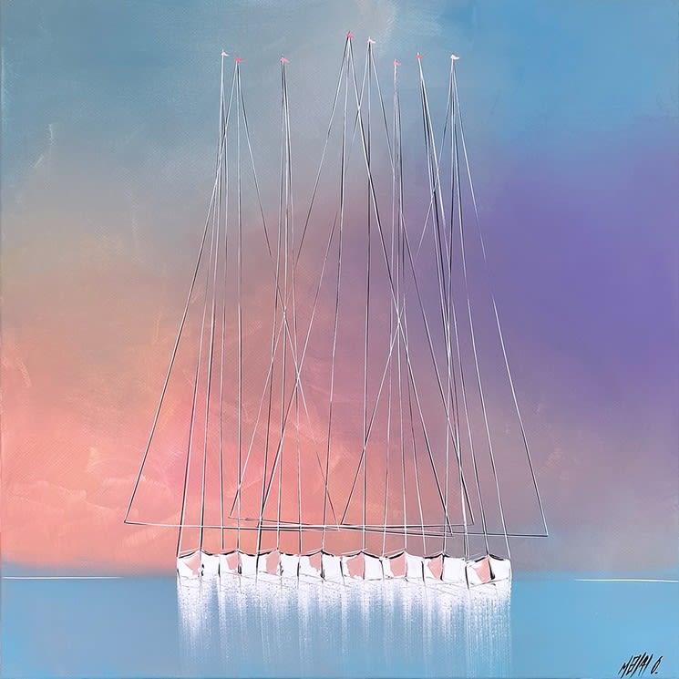 Olivier Messas, The reflections of the morning,
