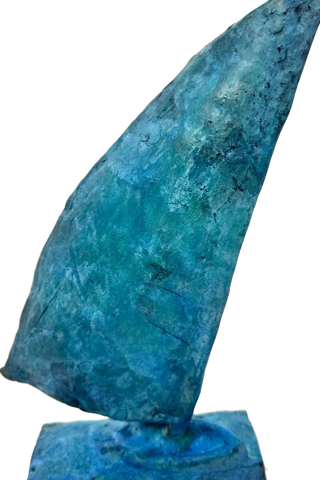 Olivier Messas, The little turquoise sailboat, 