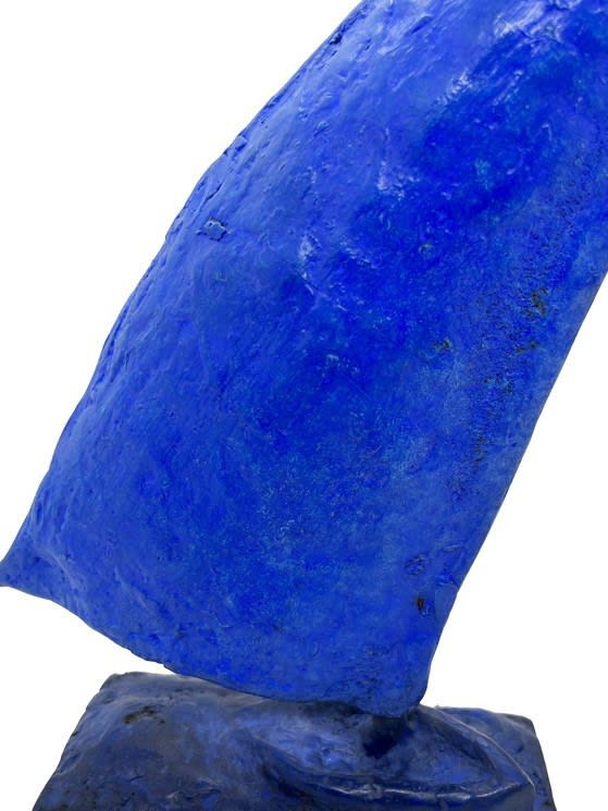 Olivier Messas, The little blue marine sailboat, 