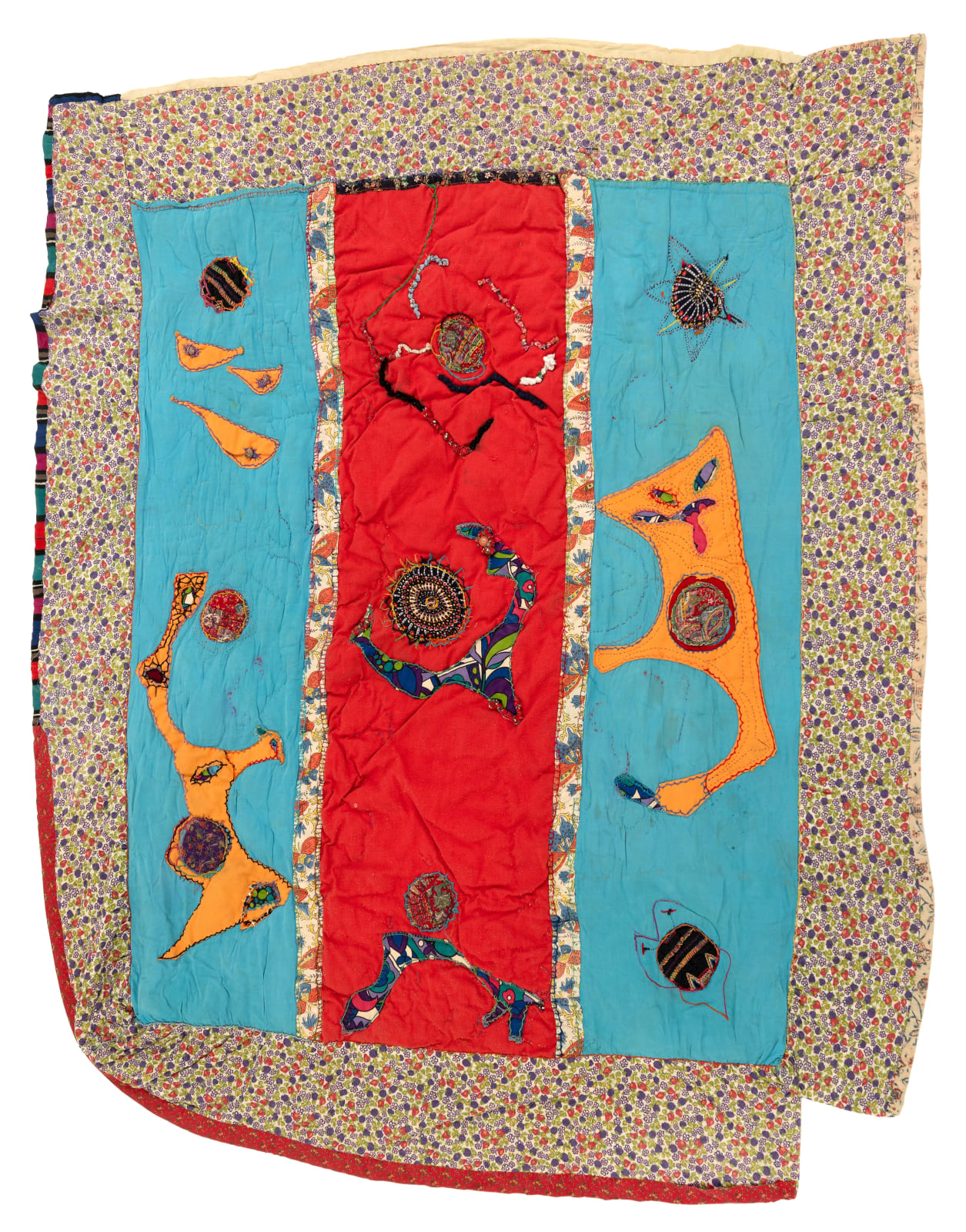 Elizabeth Talford Scott , Birthday Quilt, Circa mid 1980s