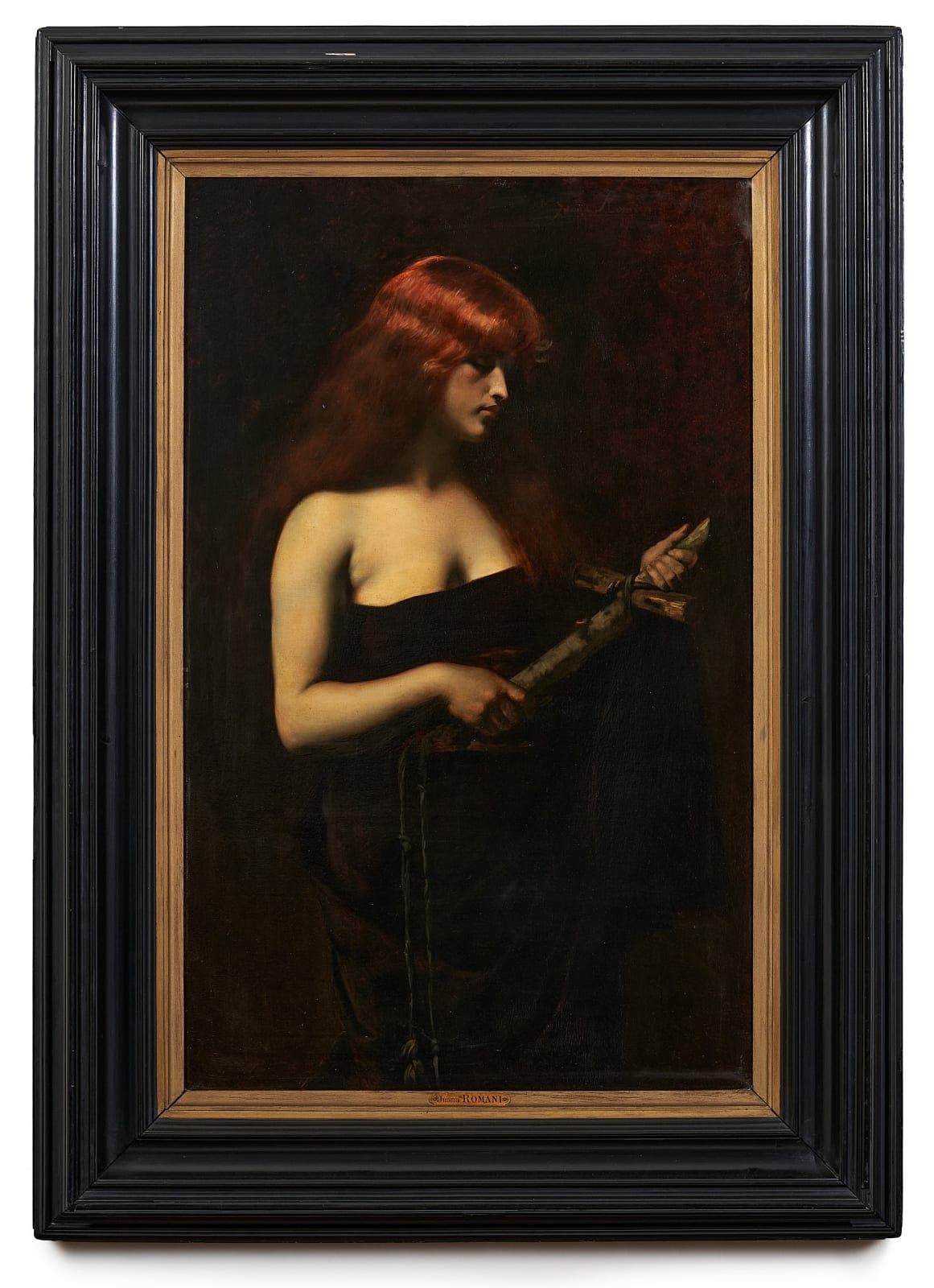 Juana Romani, Portrait of a red-headed woman