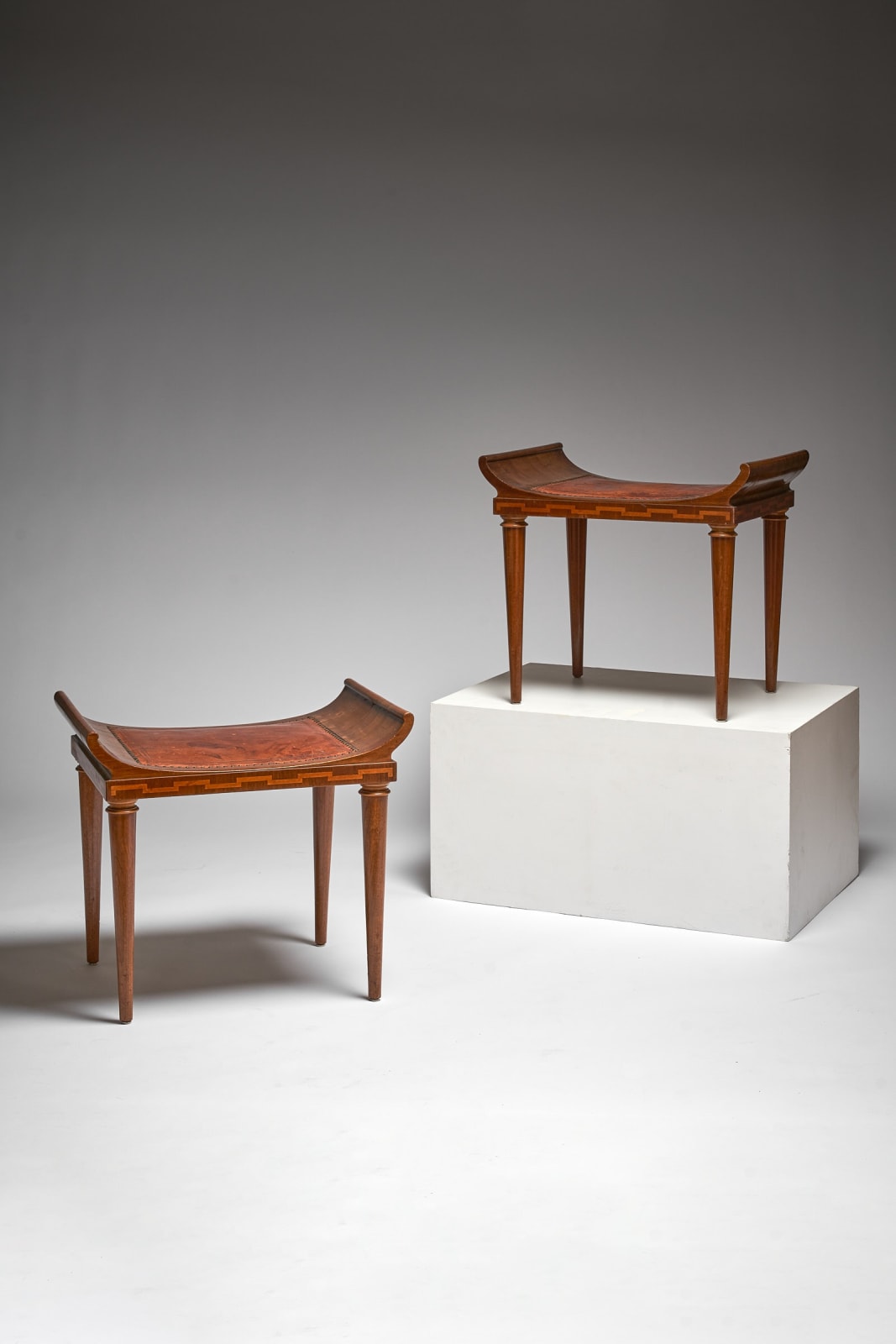 ., Pair of tabourettes