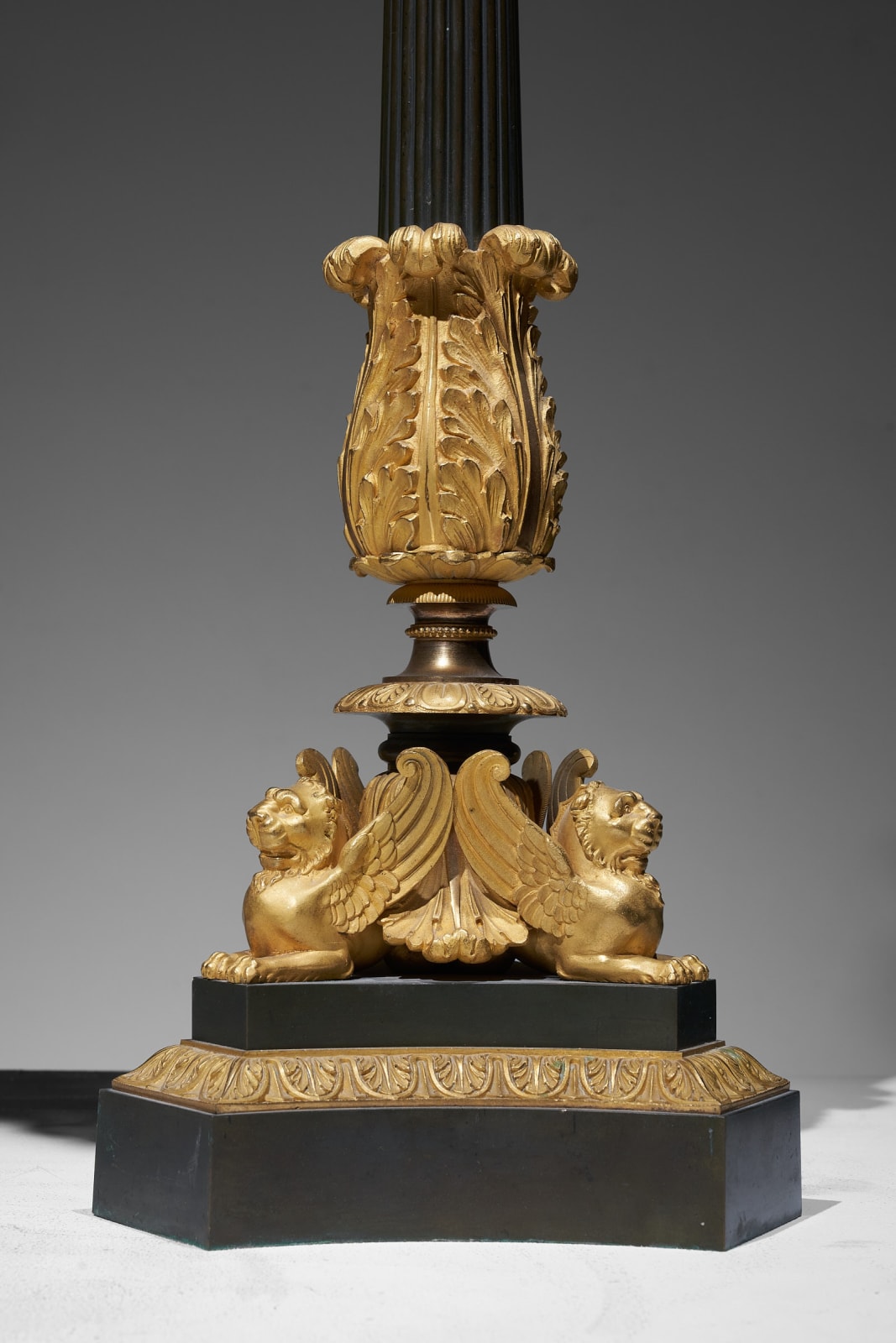 ., Pair of large candelabras