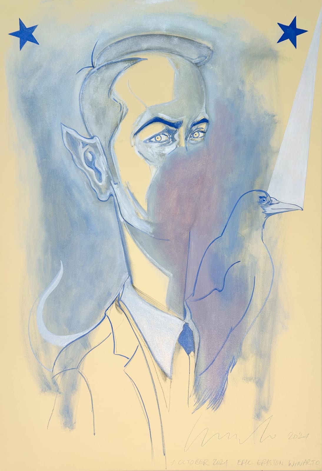 Eric Eriston Winarto, SELFIE CROW, 2024