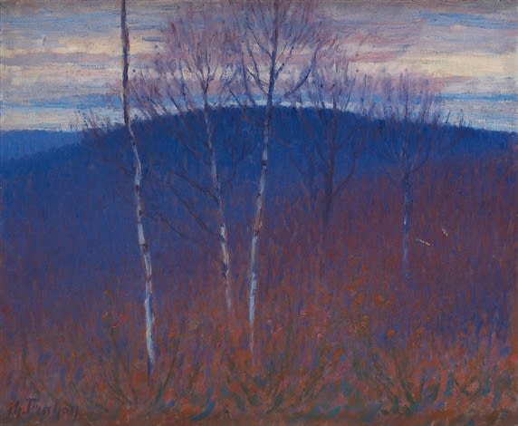 CHARLES FRECHON, PAYSAGE FLUVIAL, CIRCA 1904