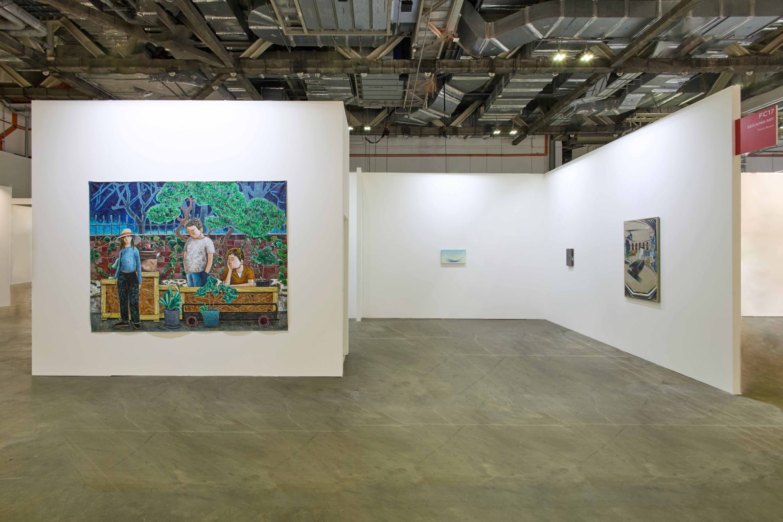 Installation view of SEOJUNG ART booth(Marina Bay Sands Expo and Convention Centre, FC17) at ART SG 2025. Courtesy of SEOJUNG...