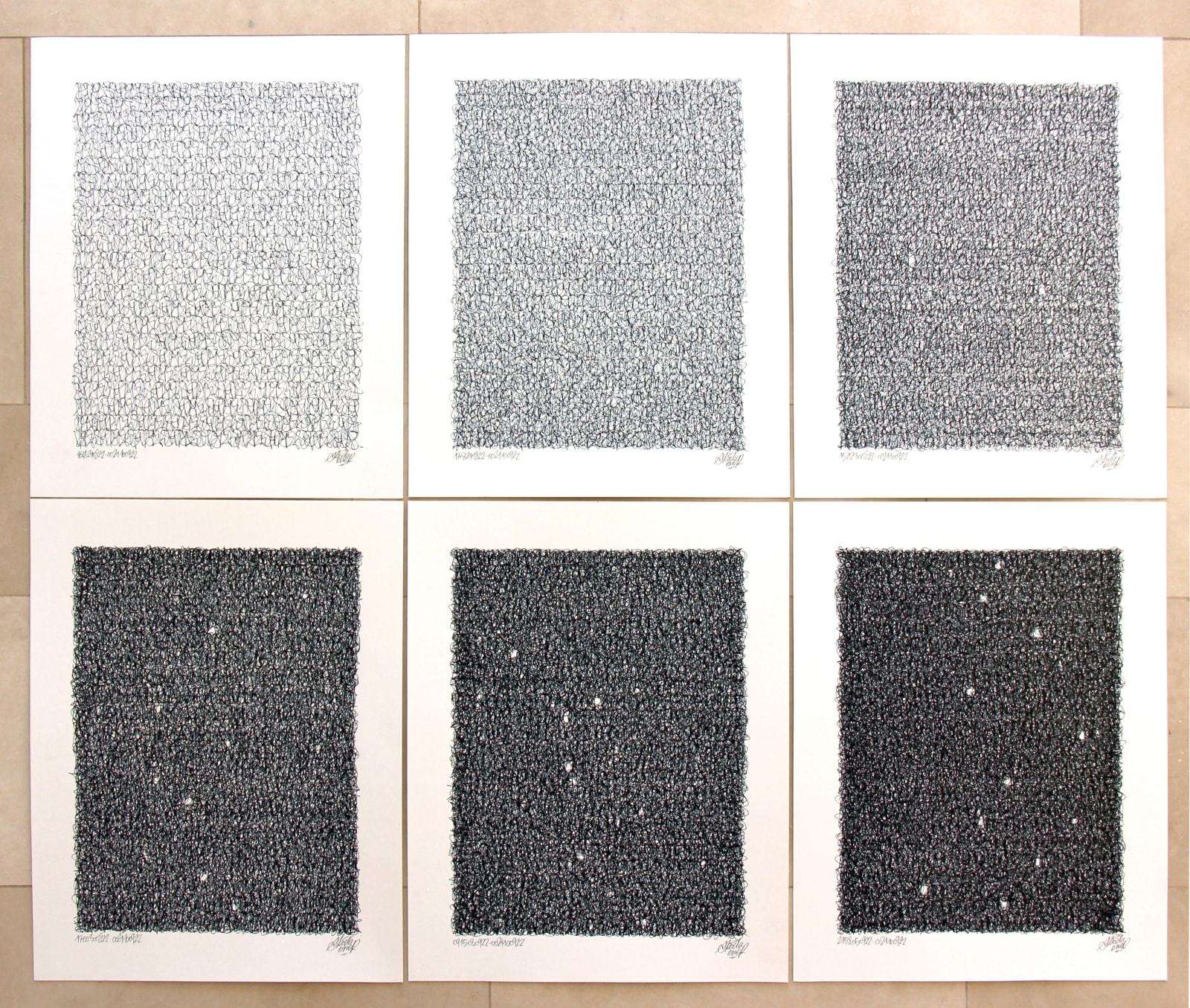 ŠKODA ONE , set de 6 œuvres / 50x40 cm, 2022