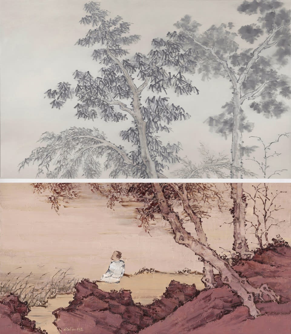 He Sen, 在水岸 at the RiverBank, 2021