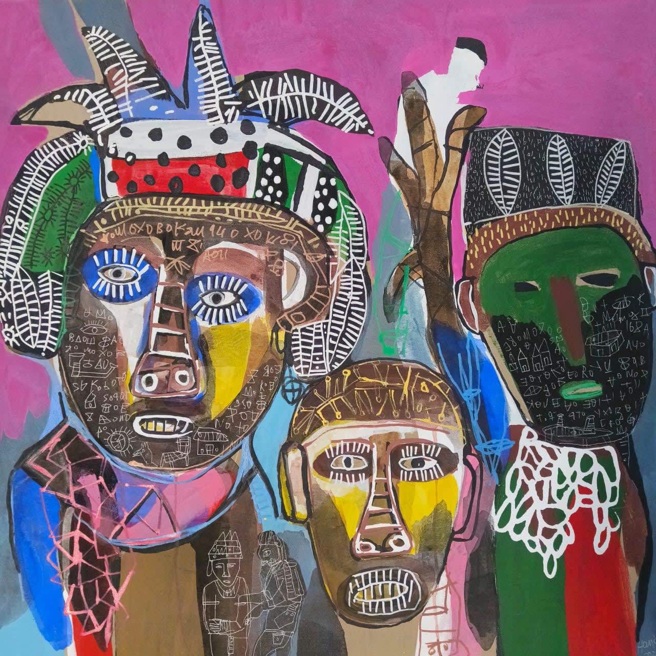 Hako Hankson, The enthronement of the prince, 2024