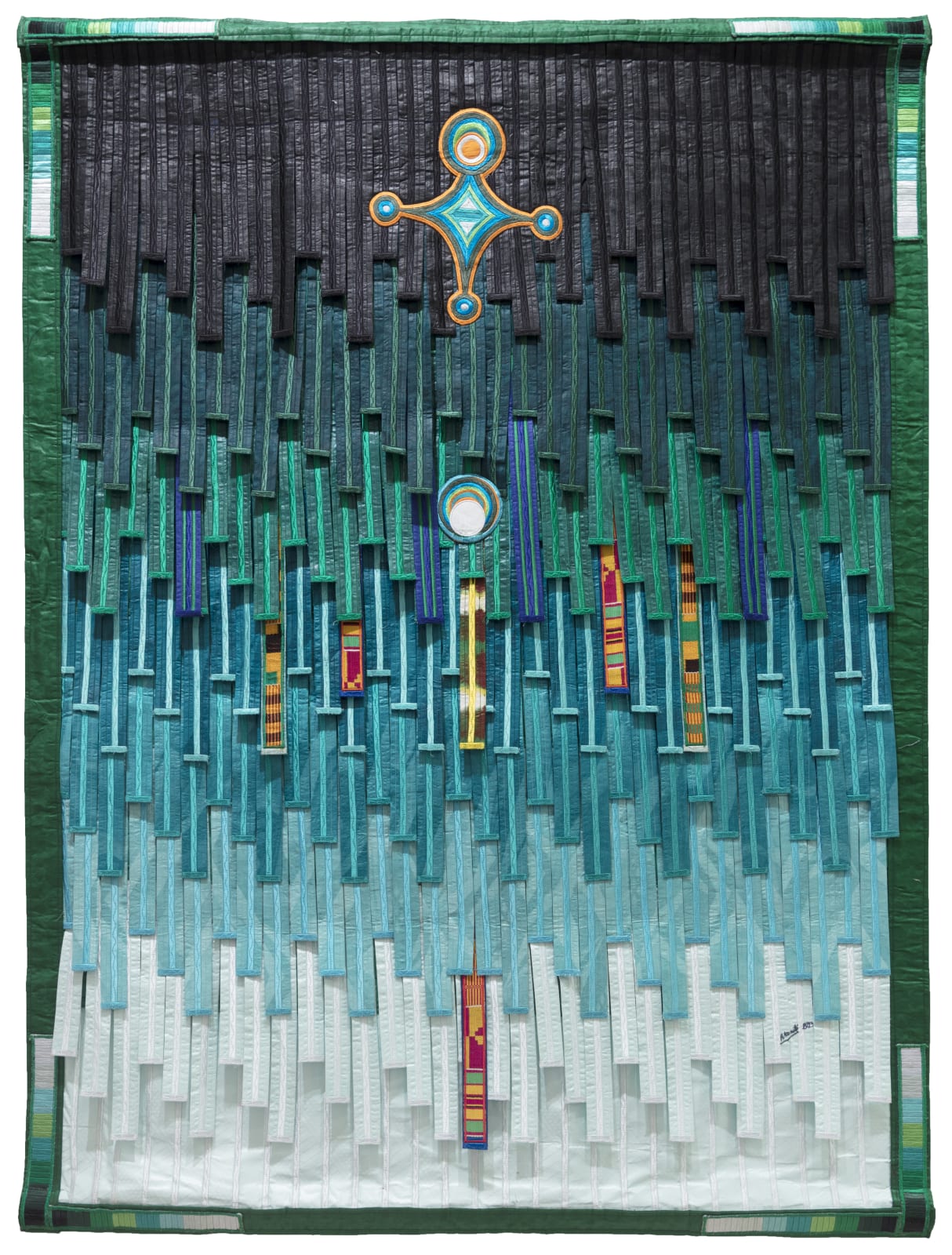 Abdoulaye Konaté “La Croix d’Agadez “ PM 2023 Textile 159,5 × 118 cm