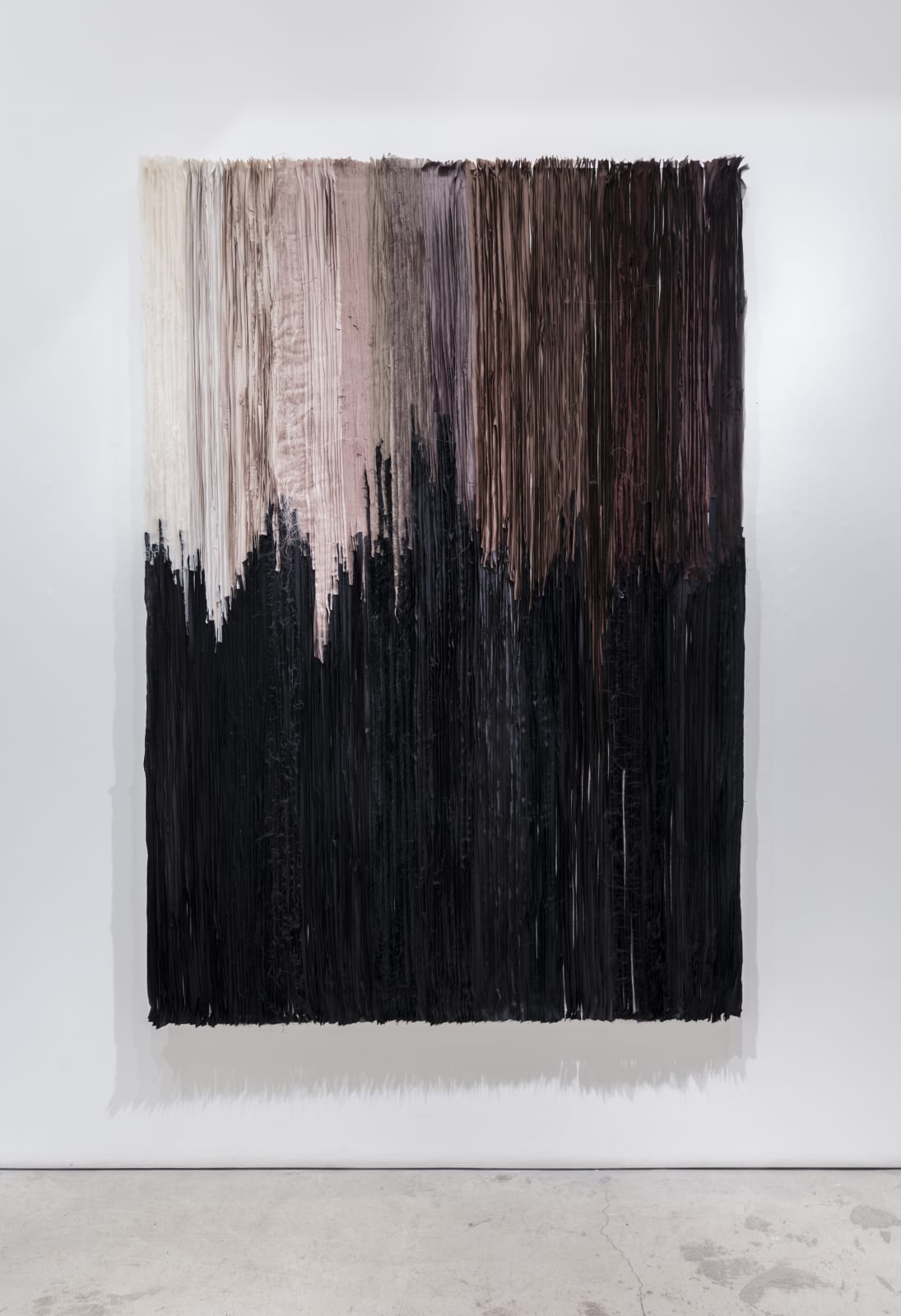 Joël Andrianomearisoa Les Herbes Folles du Vieux Logis 2022 Textile 260 × 180 cm