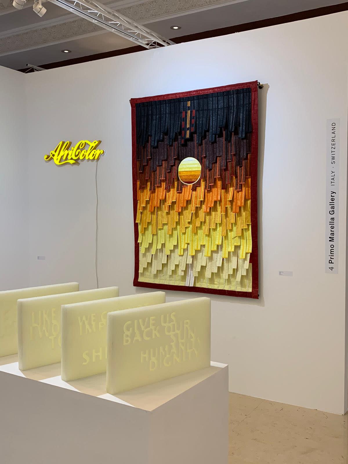 Primo Marella Gallery Booth | 1:54 Contemporary African Art Fair - Marrakech 2020