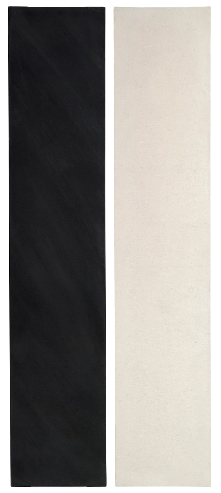 Carmengloria Morales, Dittico R 73-5-2, 1973, Grafite e tela, 150 × 65 cm