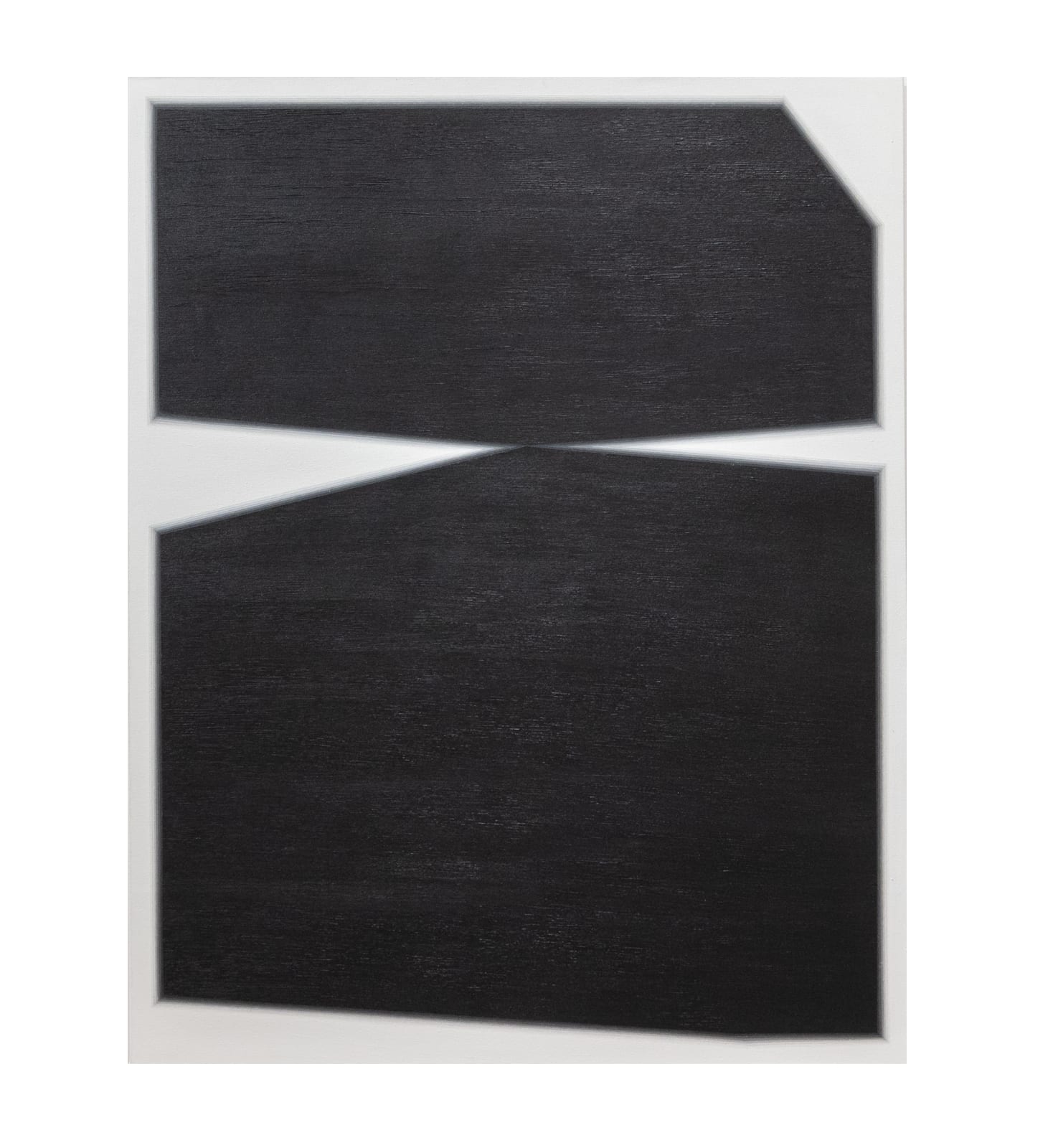 Gusti Udiantara, Black Space #2, 2024, Acrylic on canvas, 145 × 120 cm