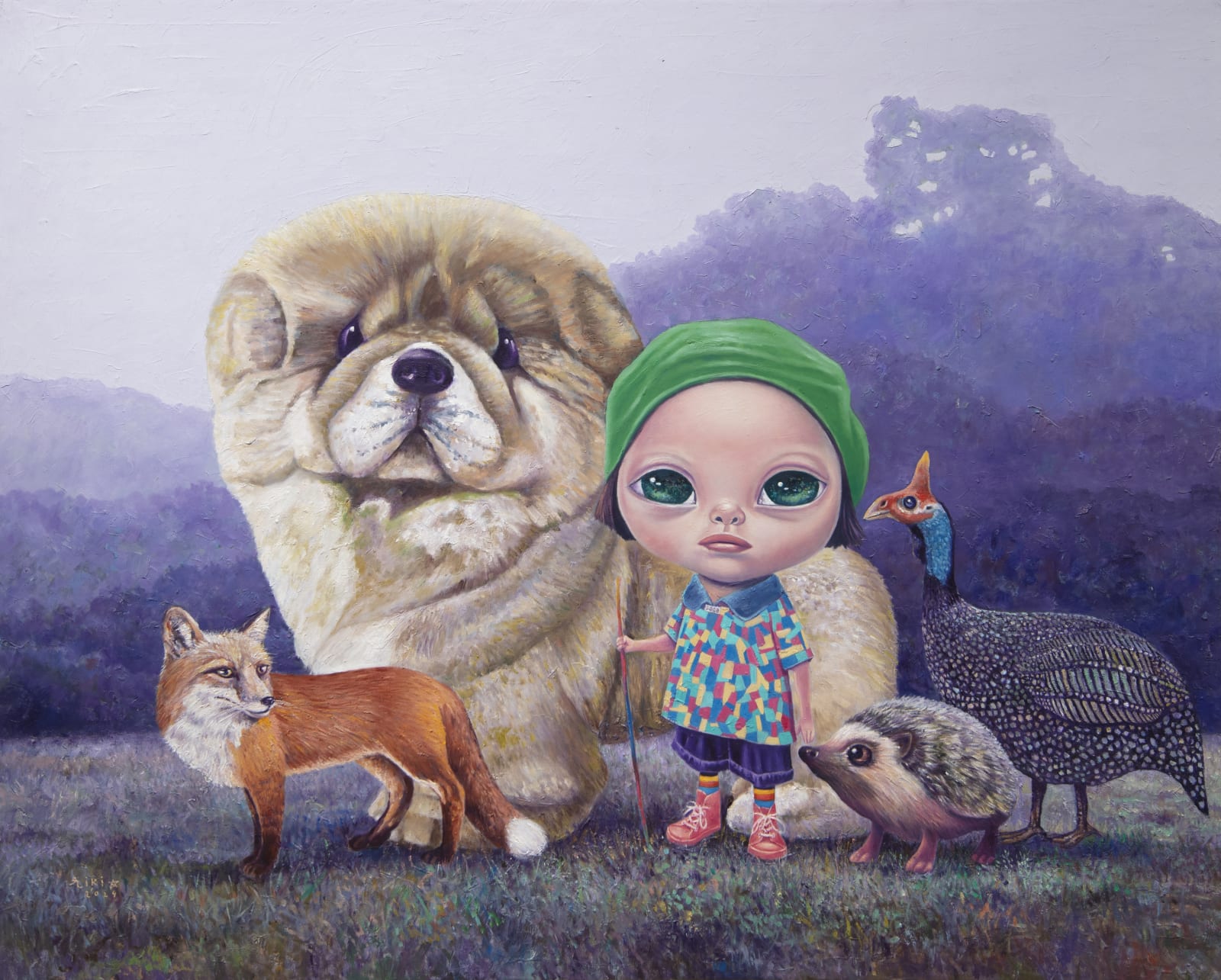 Riki Antoni La Voyage 2024 Oil on canvas 160 × 198,5 cm