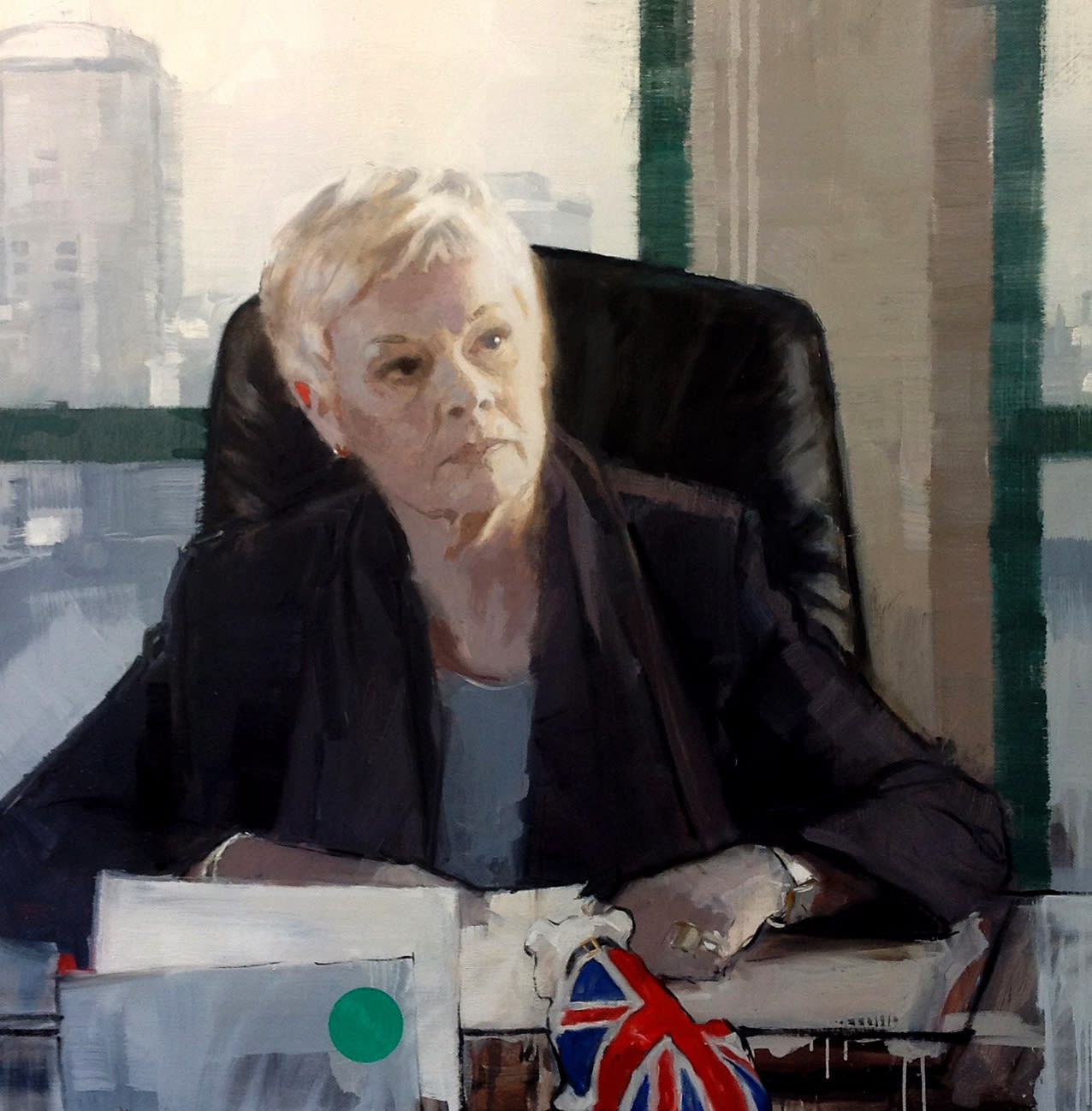 Dame Judy Dench as 'M' in Skyfall, portrait, 2013