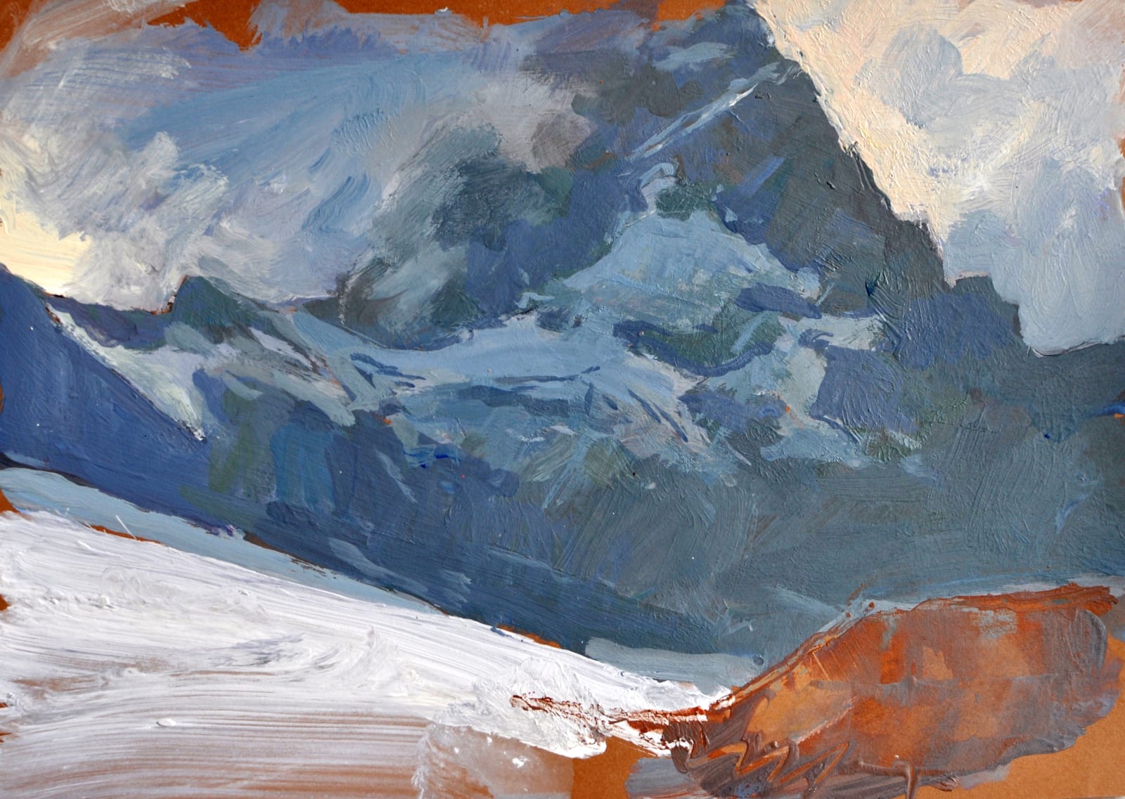 Matterhorn from the Gandeg Hut, Whymper's Alps, 2015