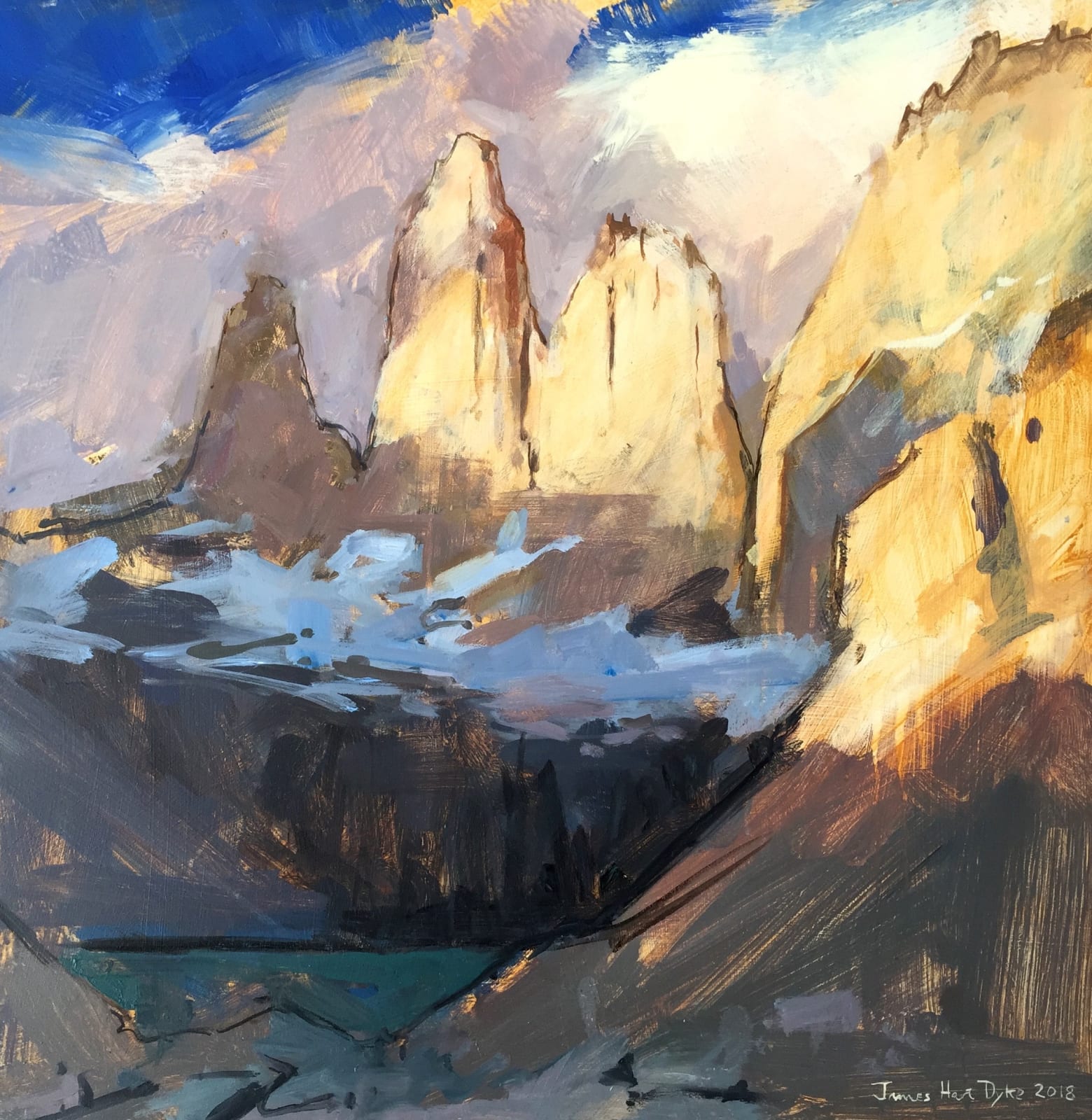 Torres del Paine, first light, Patagonia, 2018