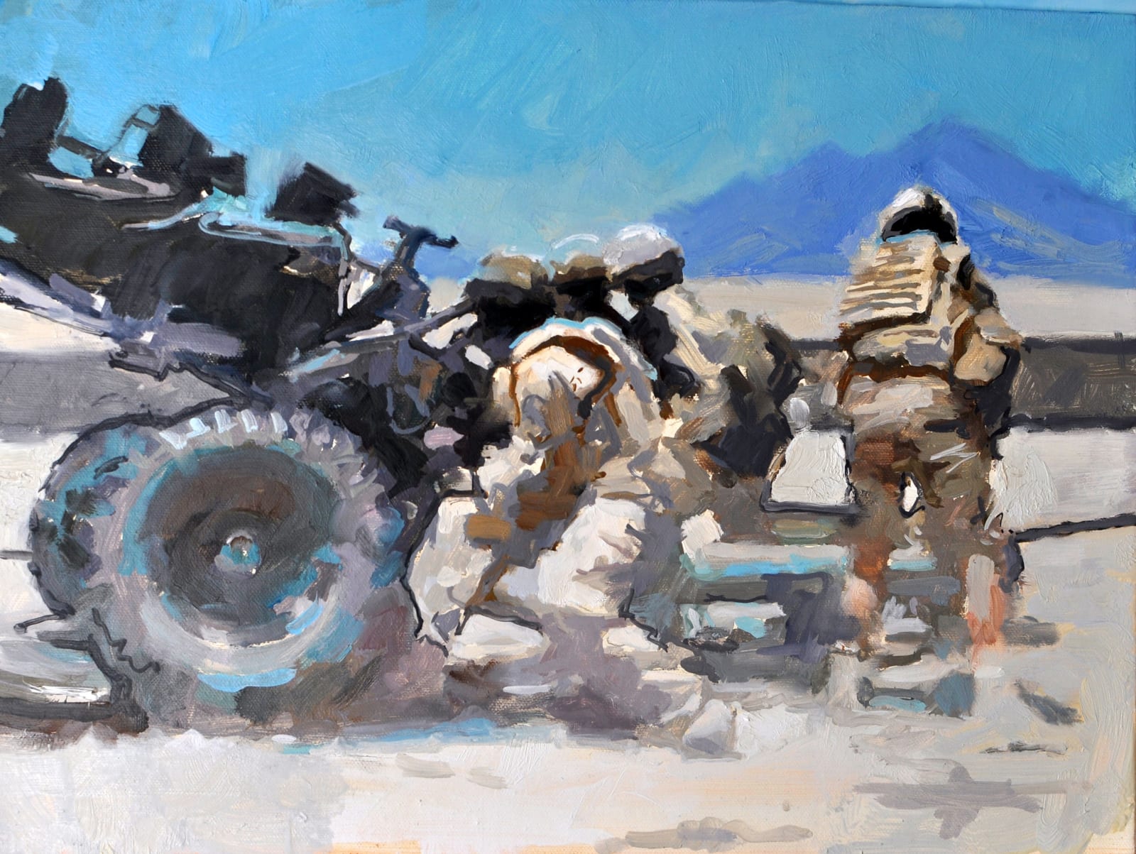 Colour study, Royal Artillery, Afghanistan, military, 2016