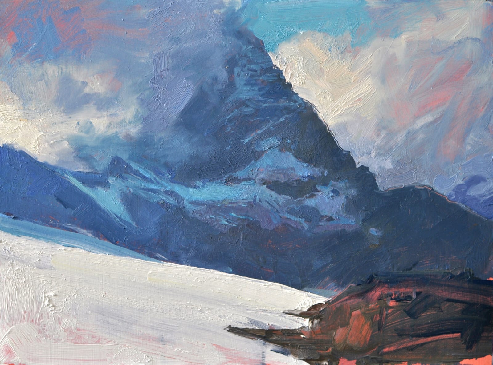 Matterhorn from the Gandeg Hut, Whymper's Alps , 2015