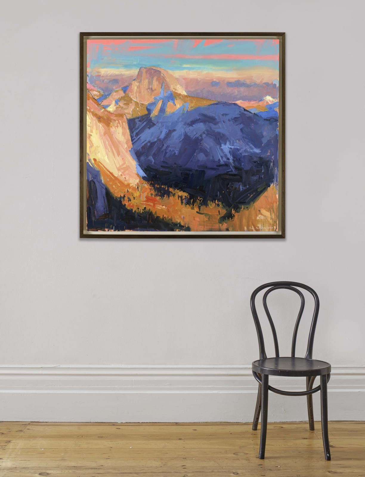 Pink and blue, last light on Half Dome, Yosemite , 2024