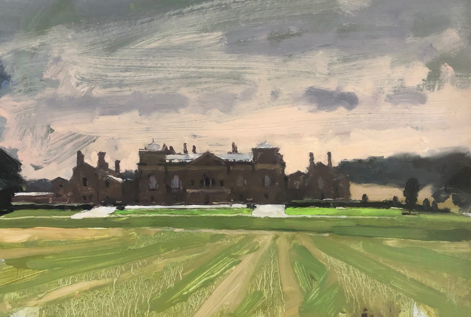 Grey and green, Holham Hall, North Norfolk, 2020
