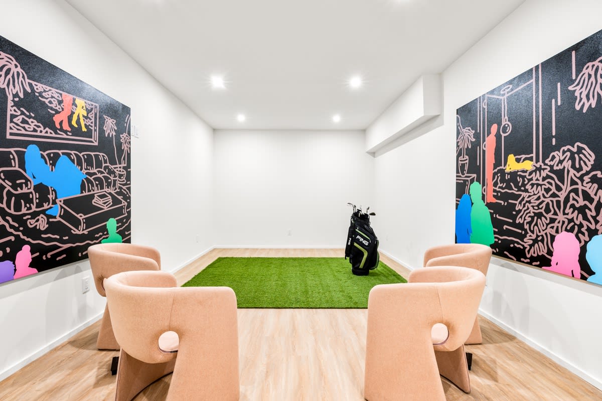 Interior of a luxury modern home in Atlanta, GA.