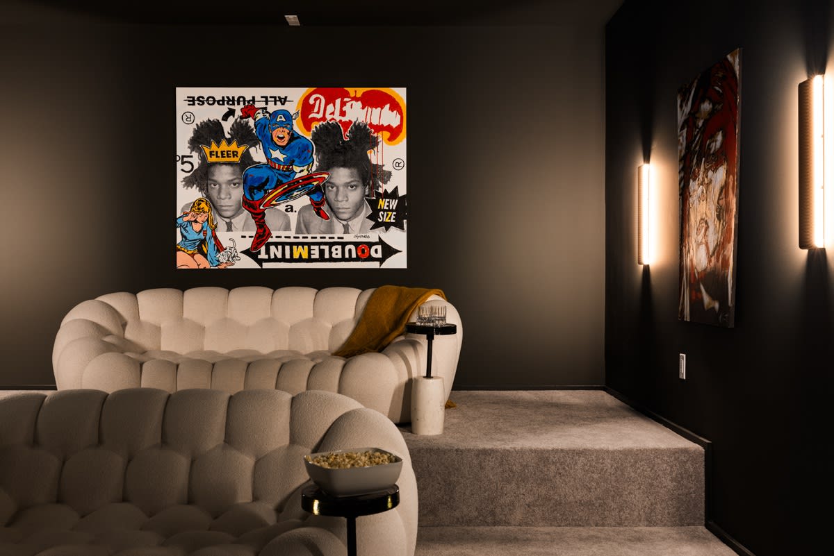 Interior of a luxury modern home in Atlanta, GA.