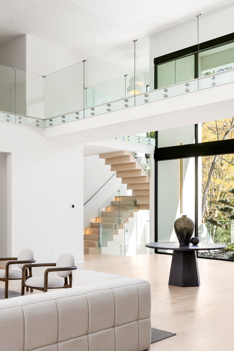 Interior of a luxury modern home in Atlanta, GA.