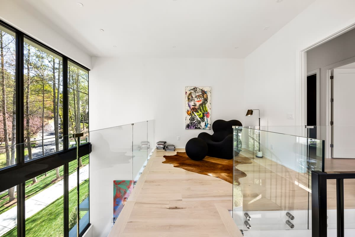 Interior of a luxury modern home in Atlanta, GA.