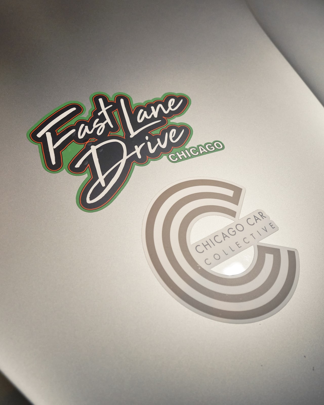 Fast Lane Drive Logo at high-end luxury event.