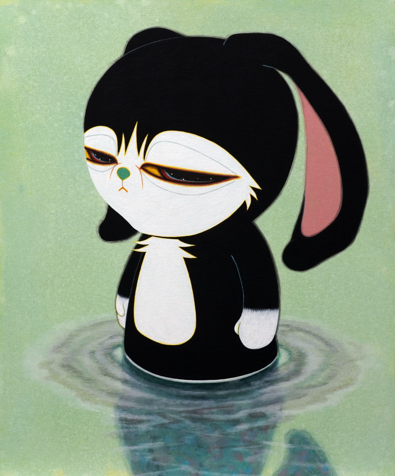 Han Choong-seok, The black Rabbit, 2025