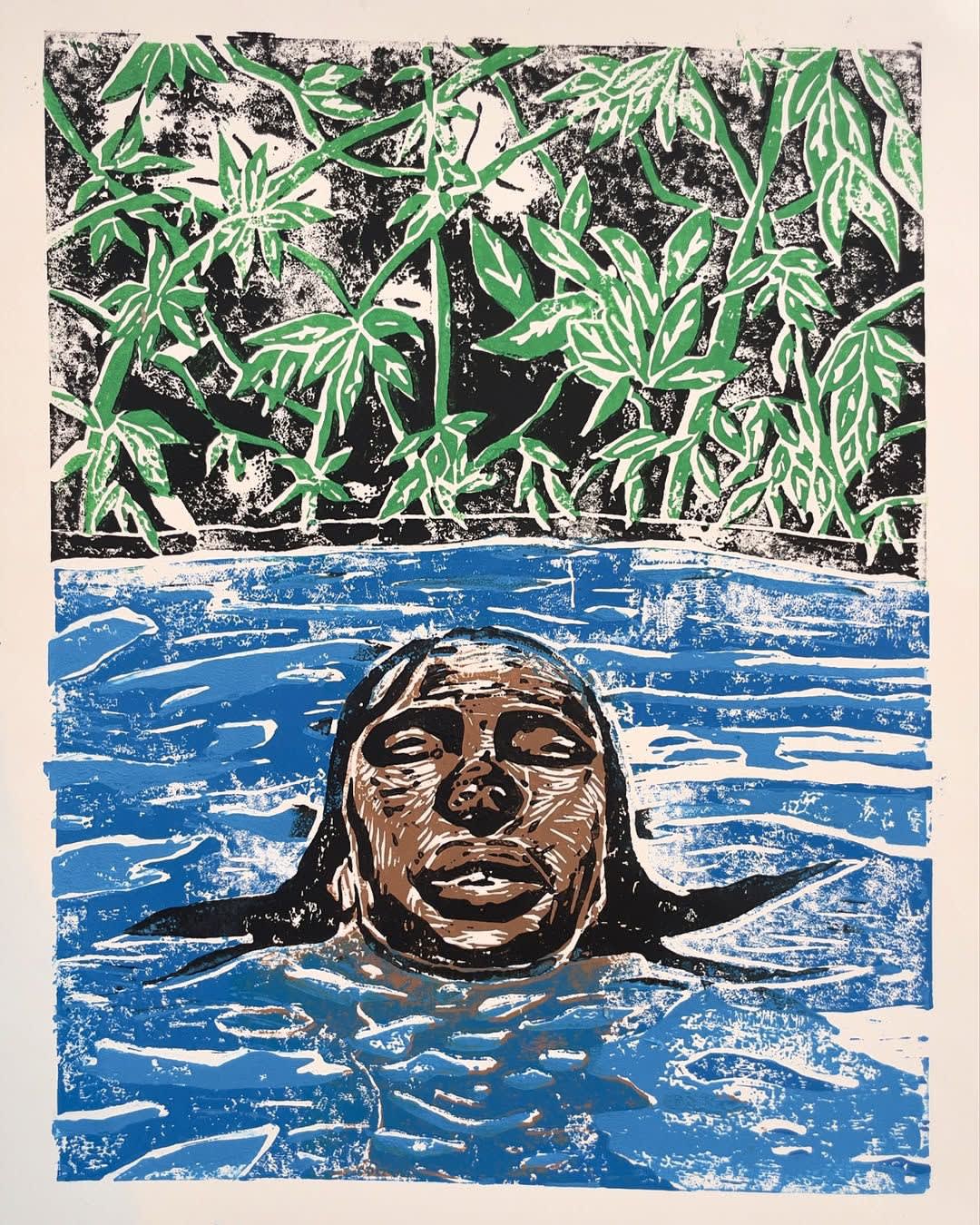 Chigozie Obi, Head Above Water I, 2024