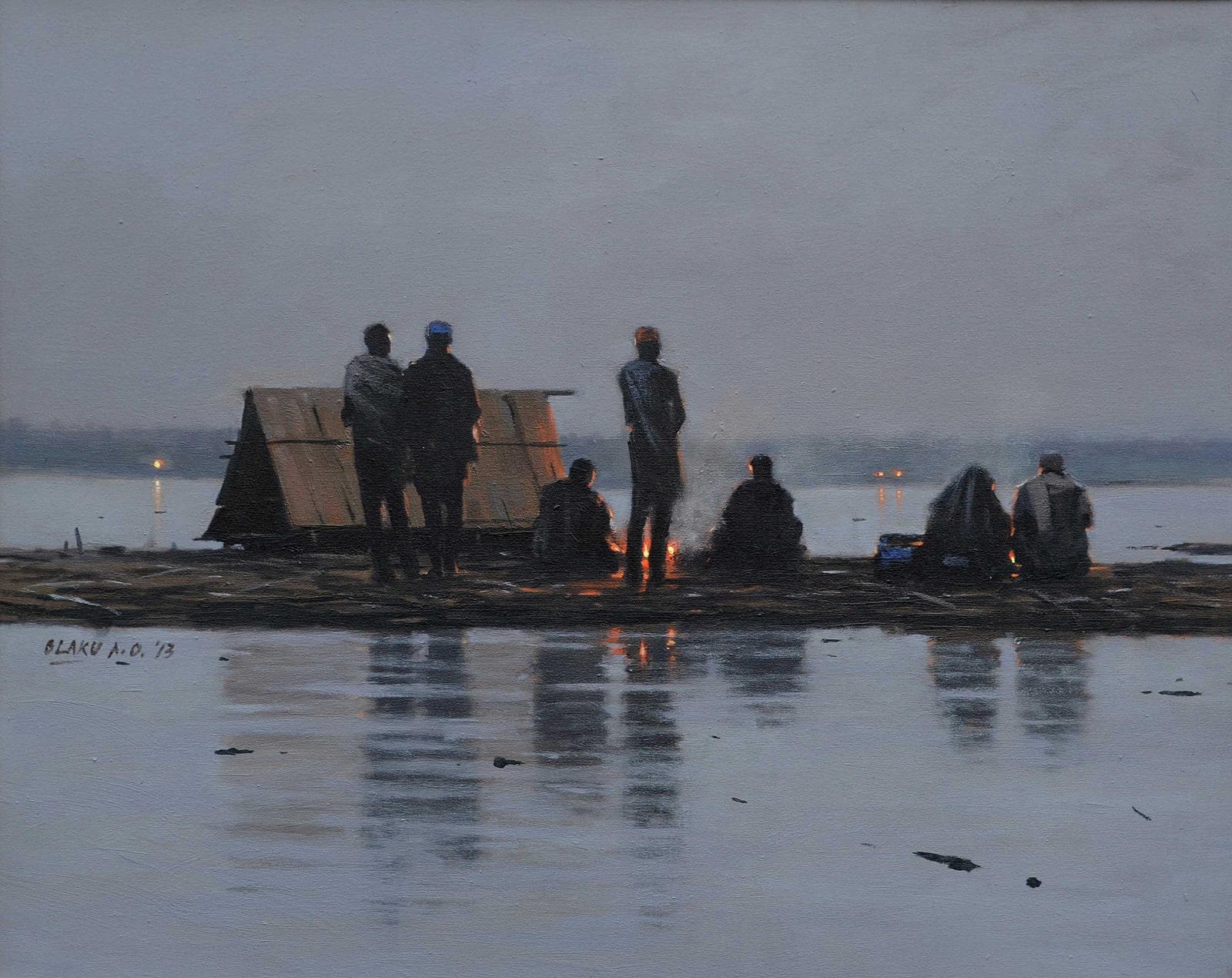 Abiodun Olaku, Floating Camp, 2013