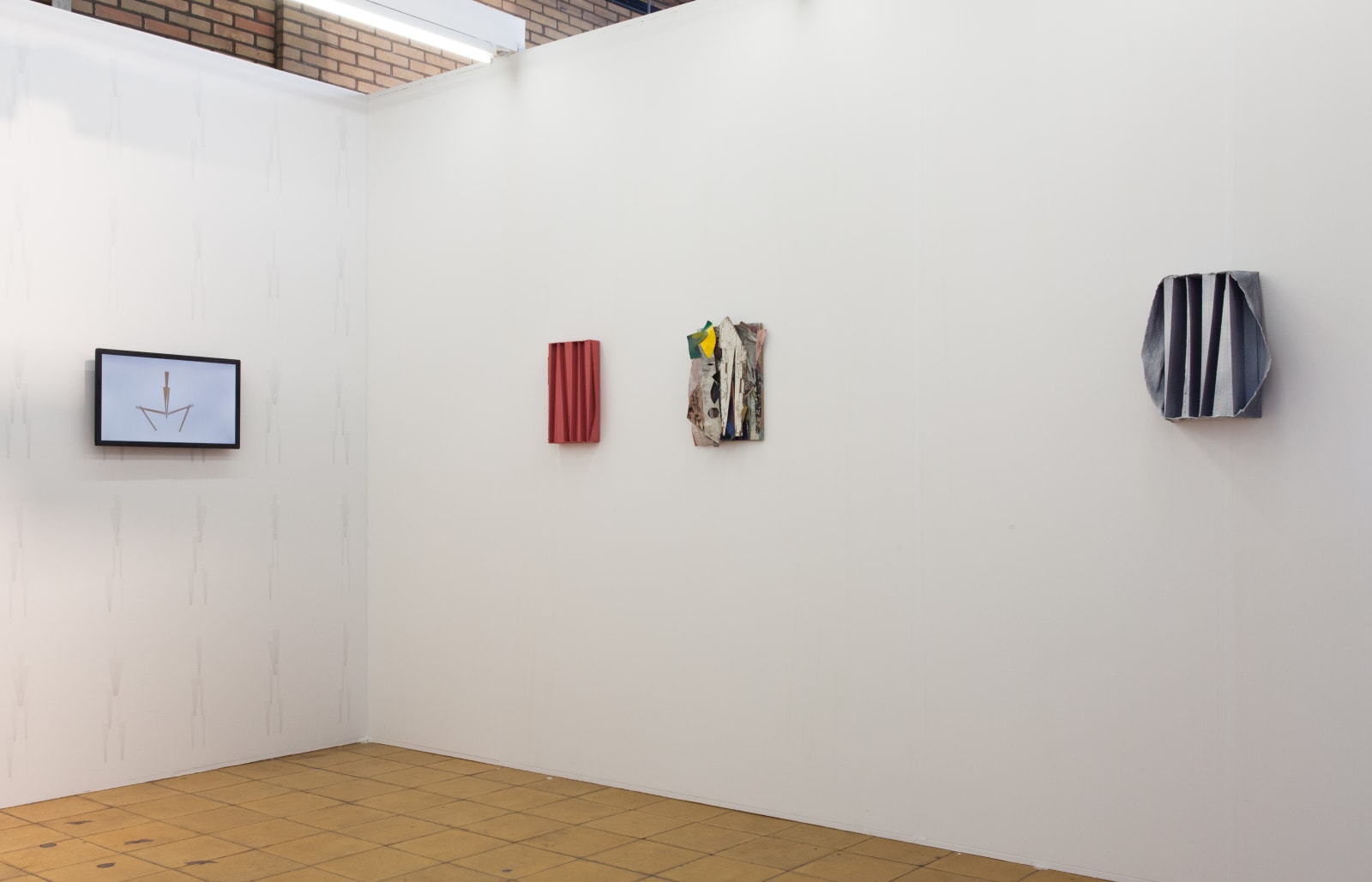 Installation view, Art Rotterdam 2015, Solo booth by Joseph Montgomery