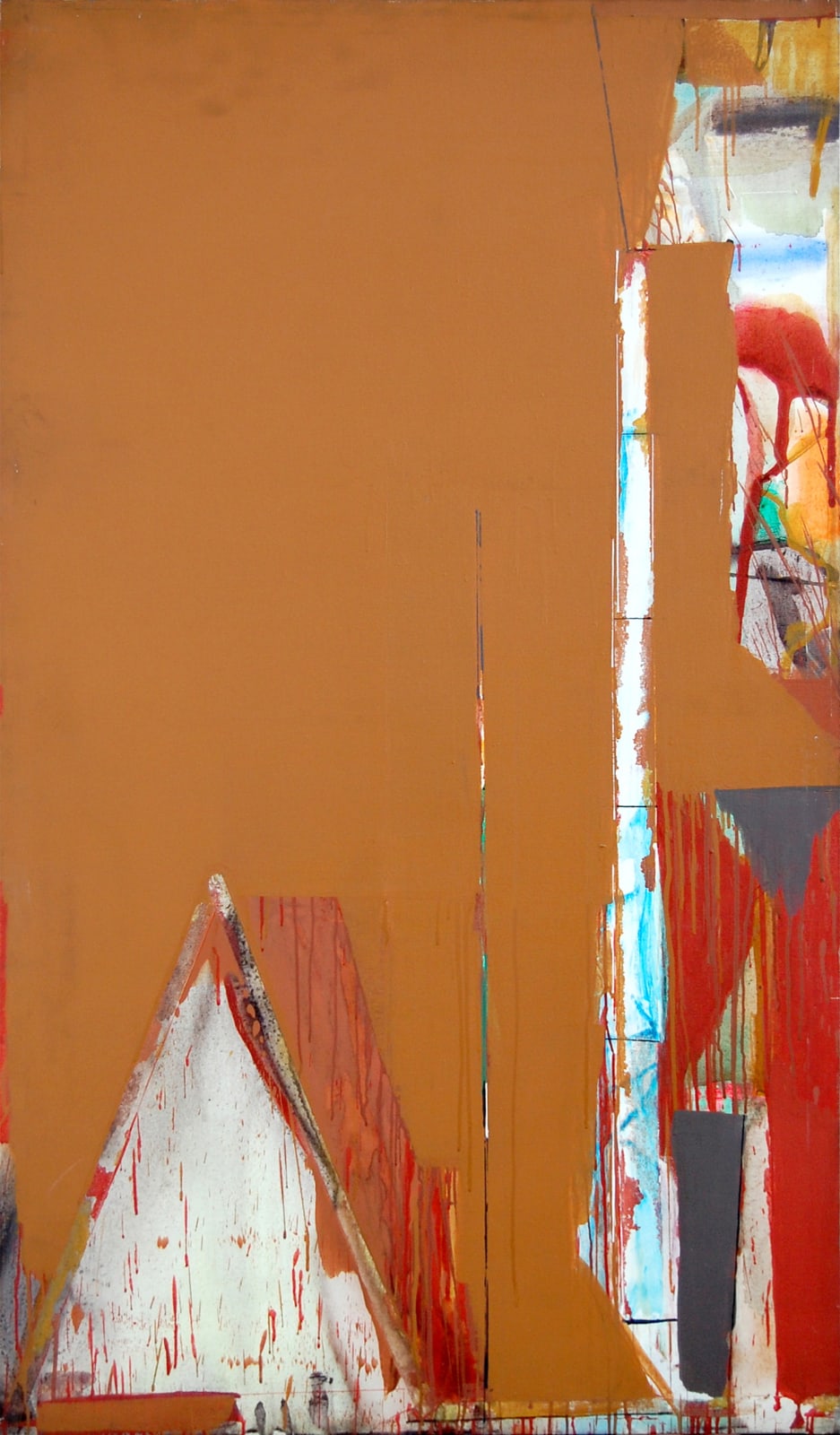 Prabhakar Kolte, Untitled, Acrylic on canvas, 42 x 72 inches, 2006