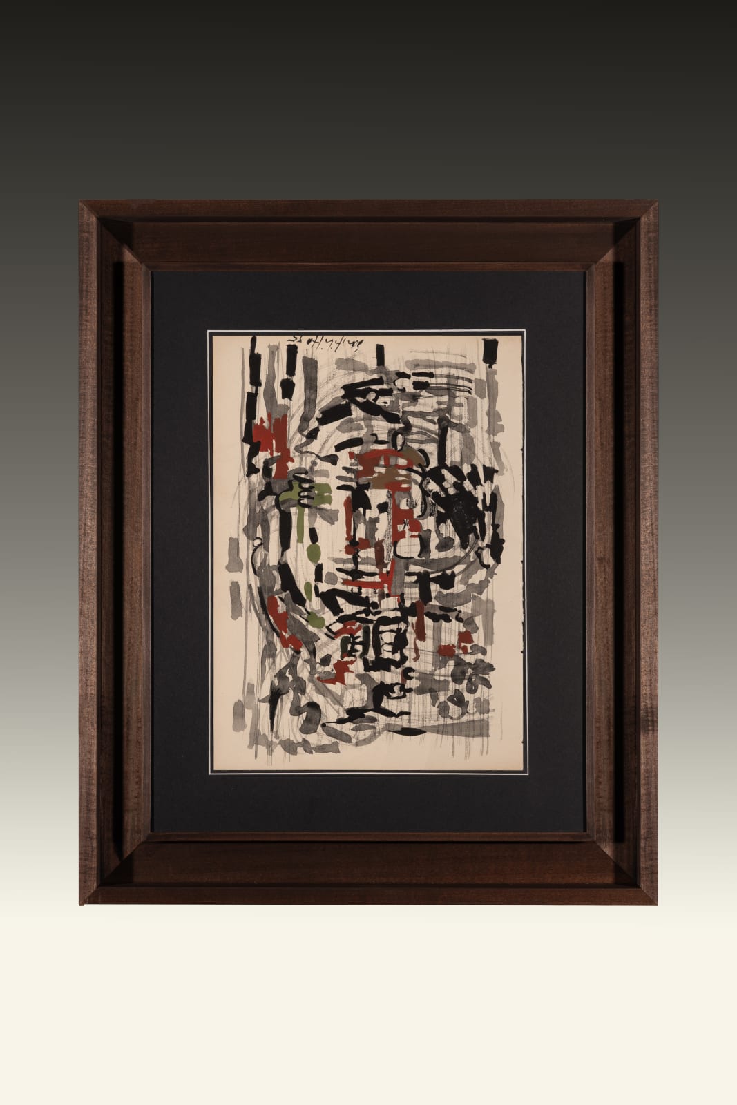 Antonio Sanfilippo ( Partanna 1923 - Roma 1980), Senza titolo , 1955