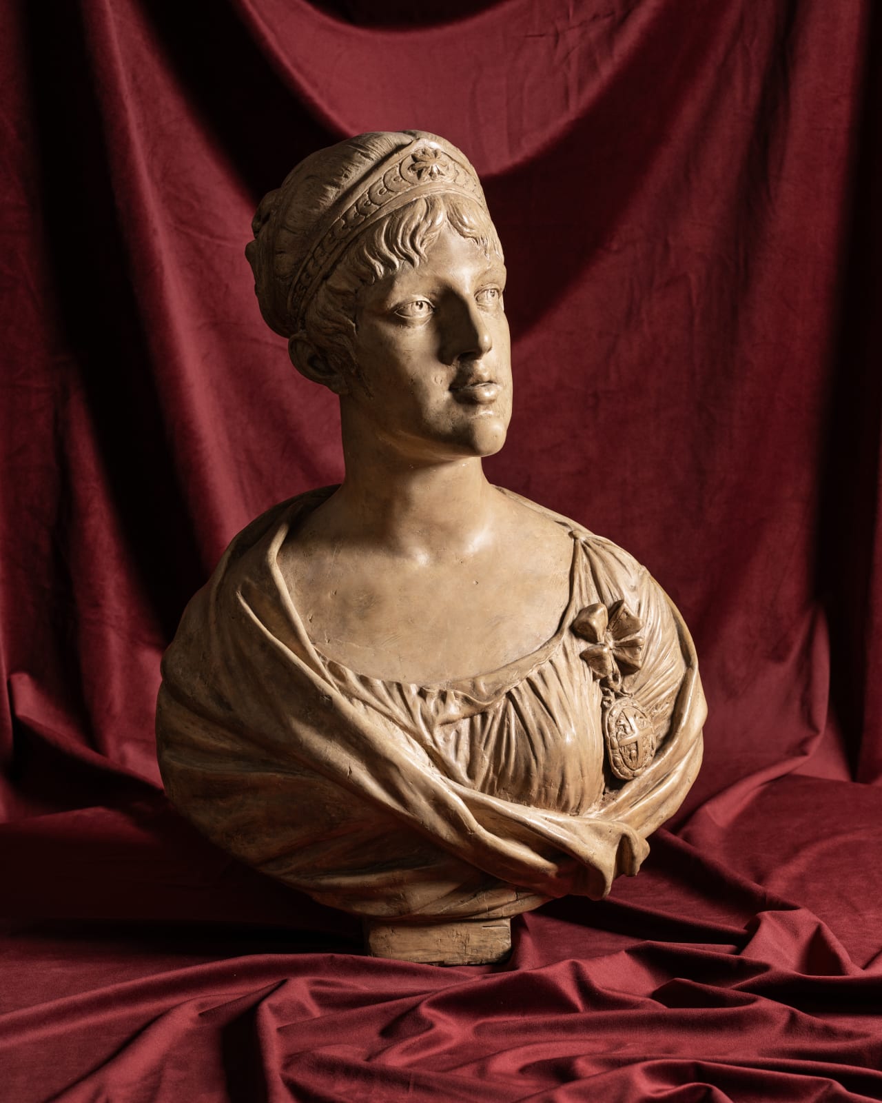 Mezzo busto della Regina D'Etruria , XIX secolo