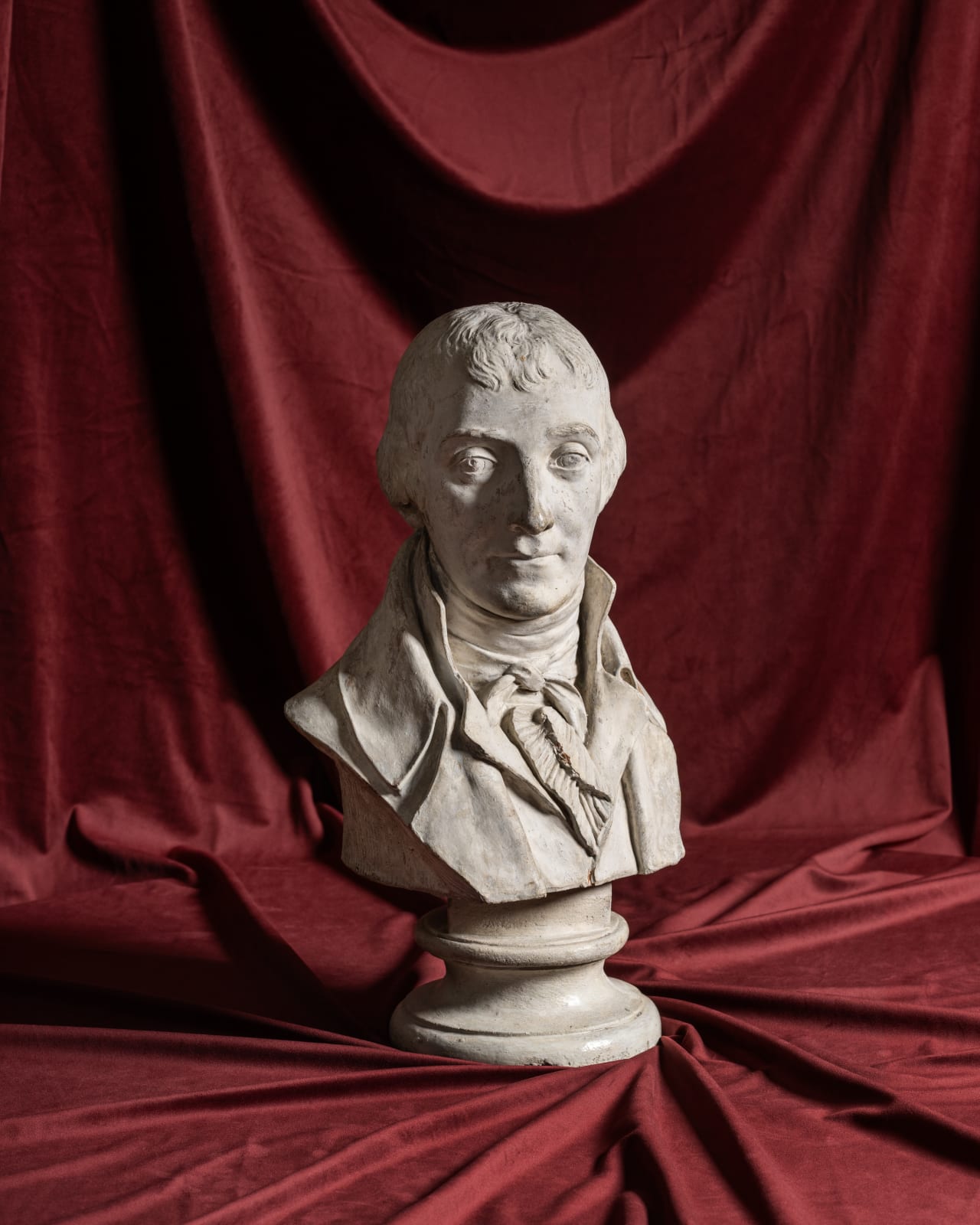 Scultore Napoletano XVIII secolo , Busto raffigurante Gaetano Filangeri , 1790 c.a