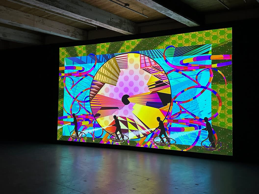 Chris Doyle, Swell, 2017, digital animation, sound. Courtesy of the artist.